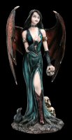 Dark Angel Figurine - Vampire Samira with Skull