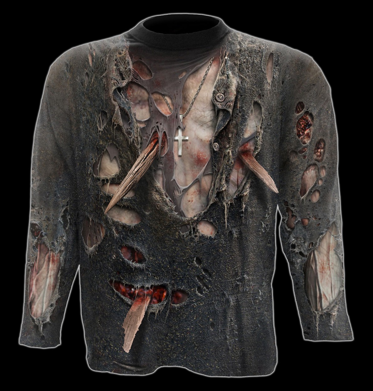 Zombie Wrap - Spiral Gothic Longsleeve