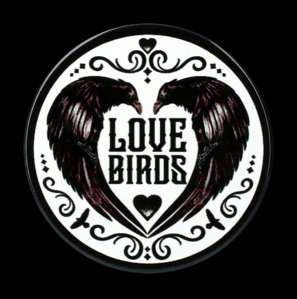 Untersetzer Raben - Love Birds