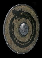 Wall Plaque - Viking Shield Dragon