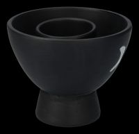 Smudge Bowl Terracotta - Triple Moon black