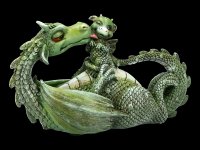 Dragon Figurine - Sweetest Moment - green