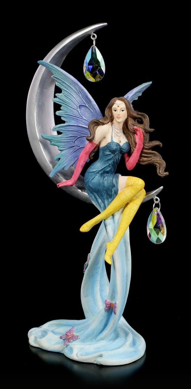 Fairy Figurine - Agnosia sitting on Moon