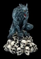 Werewolf Figurine on Skull Mountain - Moon Shadow