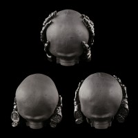 Skull Set of 3 - No Evil - black