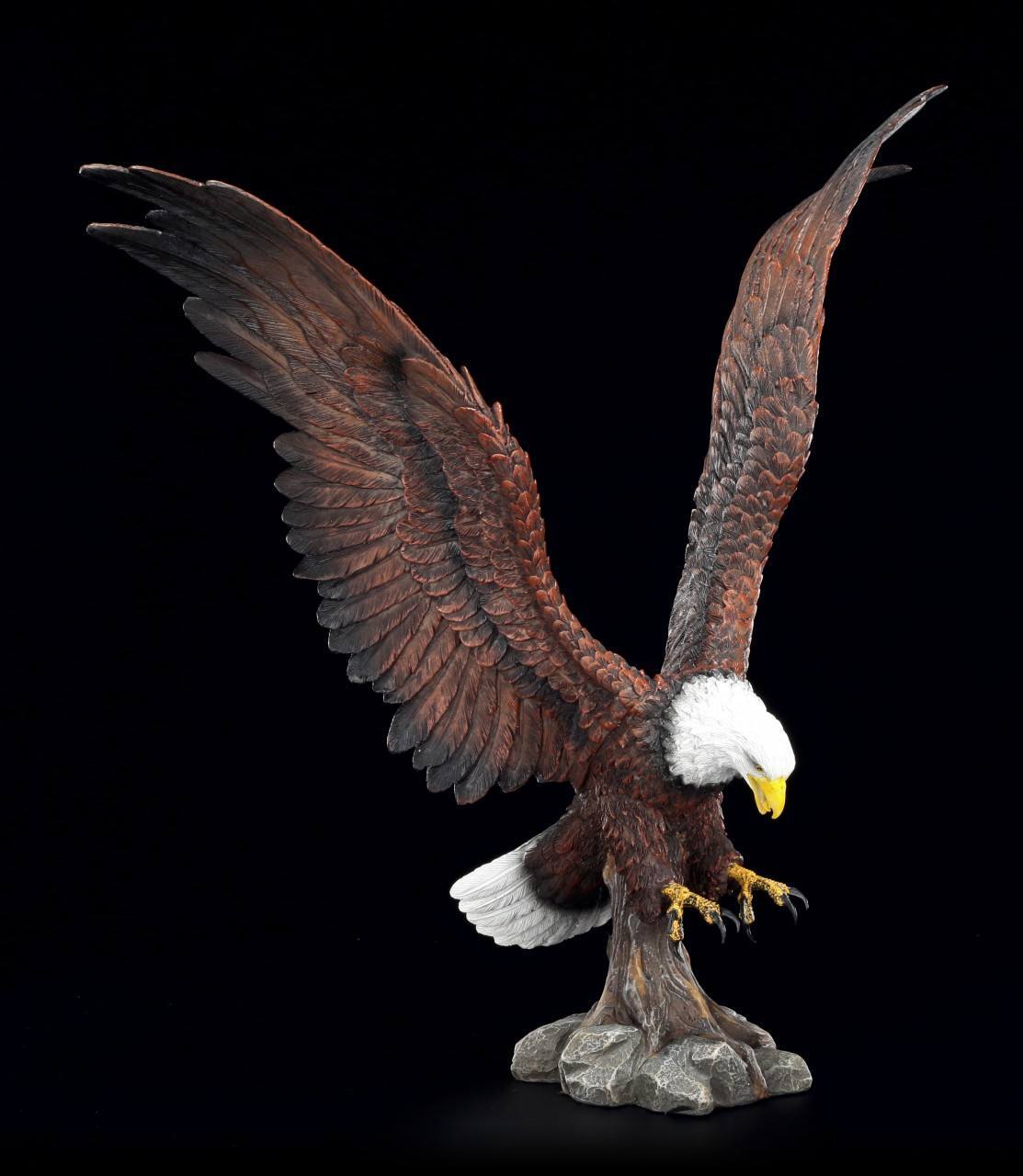 Large Eagle Figurine in Attack
