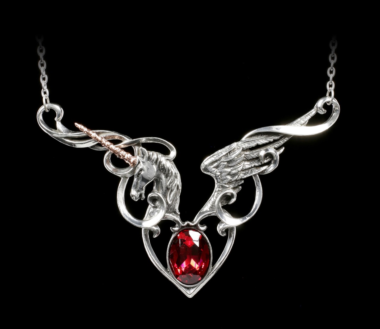 Alchemy Gothic Necklace - The Maiden's Conquest