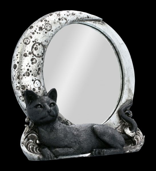 Table Mirror - Cat with Moon