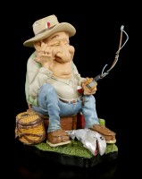Funny Sports Figurine - Angler with broken Snell