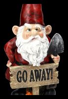 Garden Gnome Figurine - Go Away