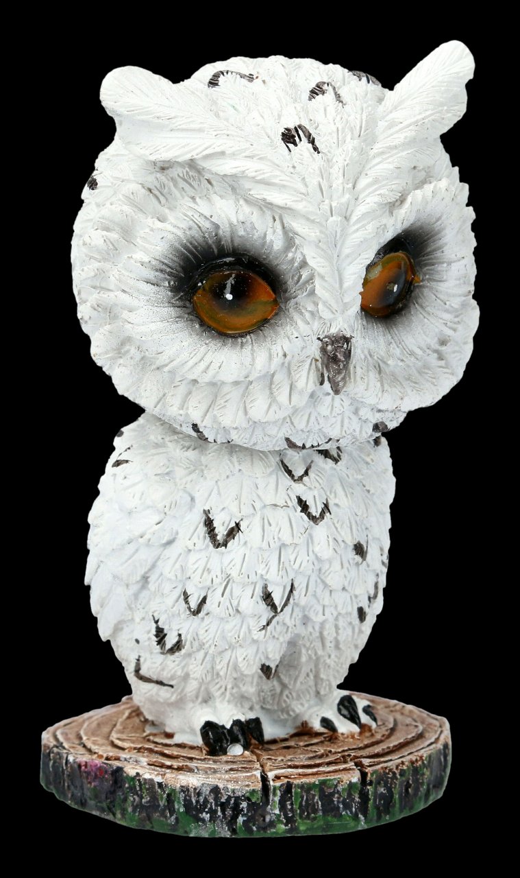 Bobble Head Figurine - Owl Feather