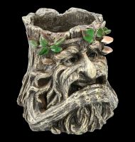 Flower Pot - Greenman holds his Beard