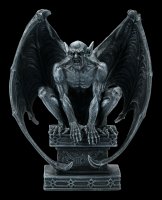 Gargoyle Figurine with Wings on Base