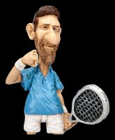 Tennisfigur - Lustiger Tennisspieler by Warren Stratford