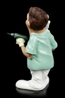 Funny Job Figurine - Dentist with Driller