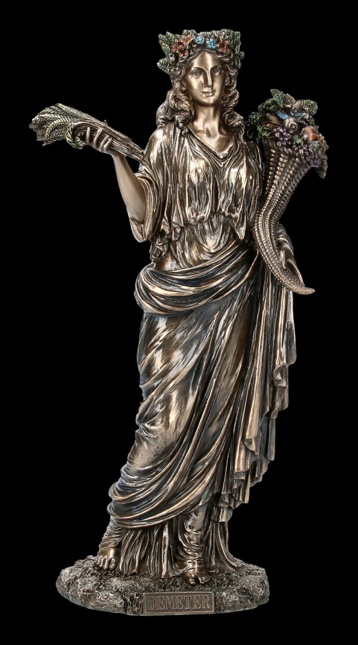 Demeter Figur - Griechische Göttin der Fruchtbarkeit