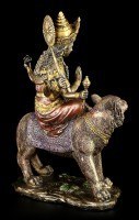 Hinduistische Götter Figur - Durga - Reitend auf Tiger