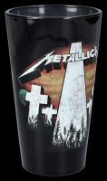 Drinking Glass Metallica black - Master Of Puppets