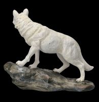 Wolf Figurine white - The Observer