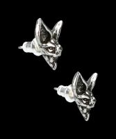 Alchemy Gothic Ear Studs Set - Bat Cauchemar