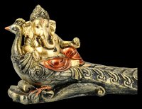 Räucherstäbchenhalter - Ganesha auf Pfau