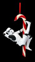 Christmas Tree Decoration - Stormtrooper Candy Cane