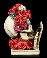 Skeleton Skull - Rose Head with Mobile