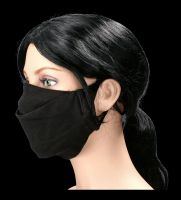 Gesichtsmaske Gothic - Urban Fashion schwarz