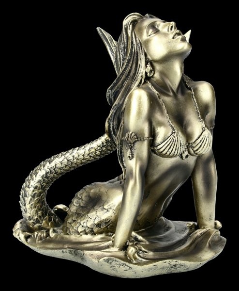 Mermaid Figurine by Monte M. Moore