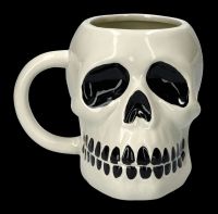 Keramik Tasse - Spooky Totenkopf