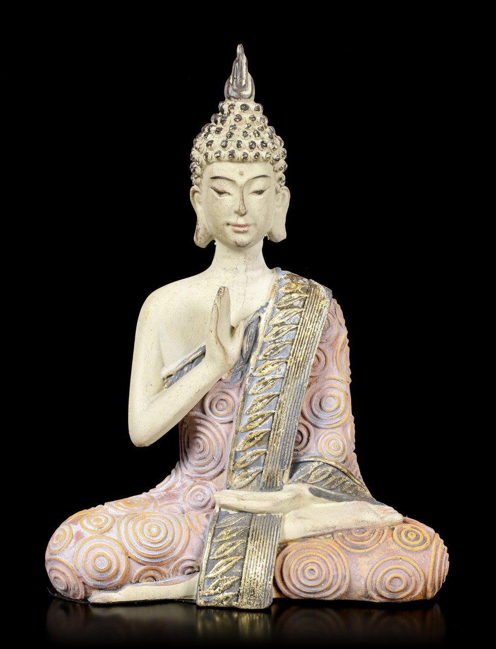 Buddha Figur meditierende - Hand vor Brust