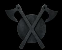 Wall Plaque - Viking Shield with Axes