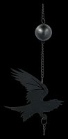 Metal Wind Chime - Raven