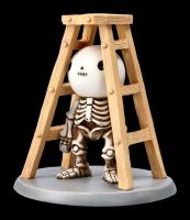 Skeleton Figurine - Lucky under Ladder