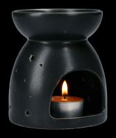 Duftlampe schwarz - Hexenkessel