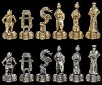 Schachfiguren Samurai - Metall groß