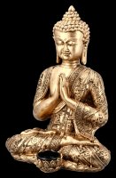 Sitzender Buddha Teelichthalter - goldfarben