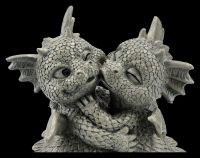 Gartenfigur Drache klein - Glücksdrache Loves