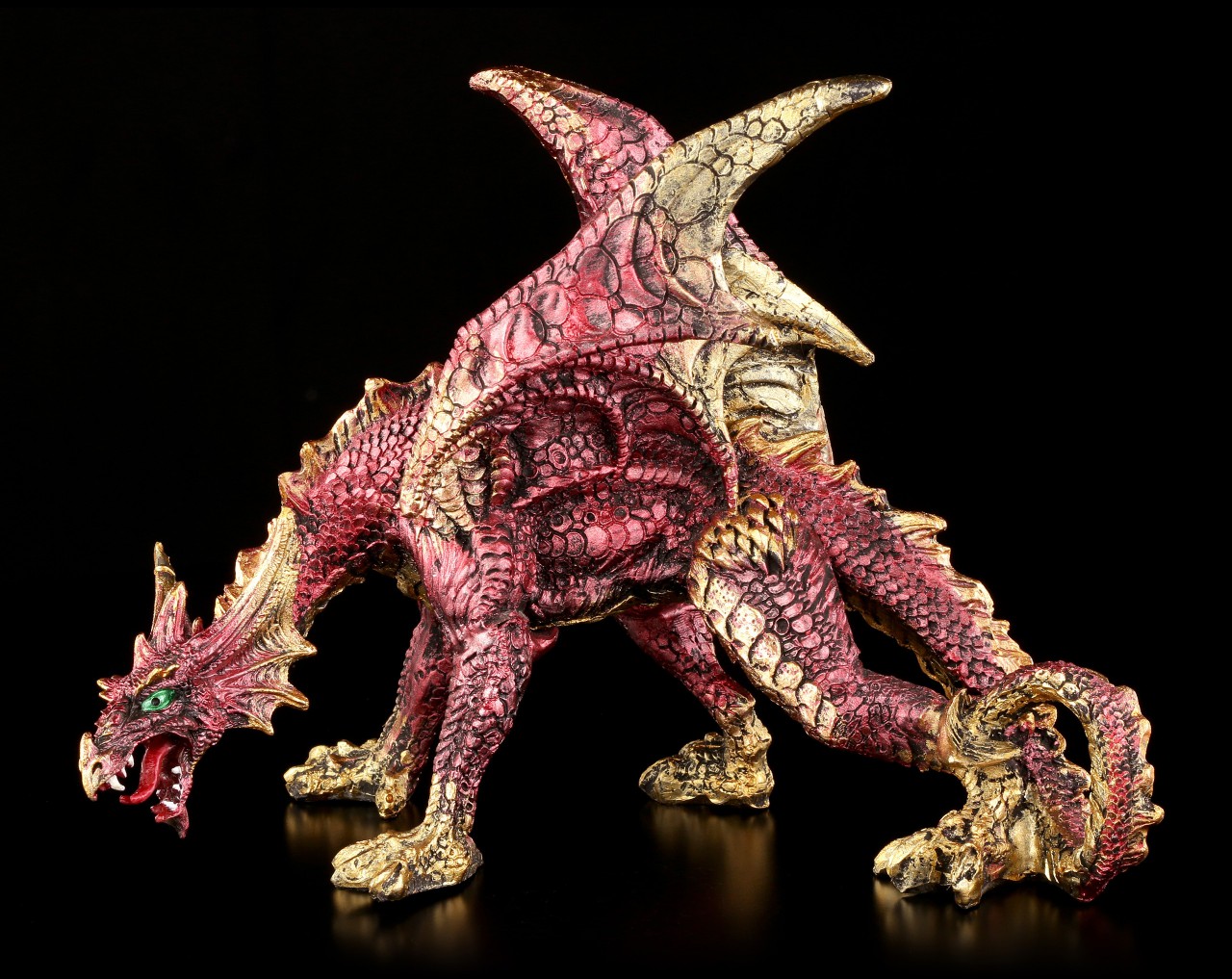 Dragon Figurine red - Vermillion Guardian