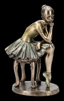 Ballerina Figur - L'Attente auf Hocker