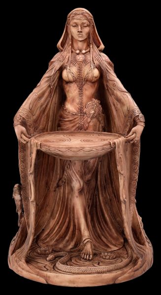 Danu Figurine large - Celtic Goddess in Earthy Tones