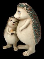 Hedgehog Figurine - Mother with Child