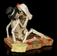 Skeleton Couple Figurine - Love Never Dies