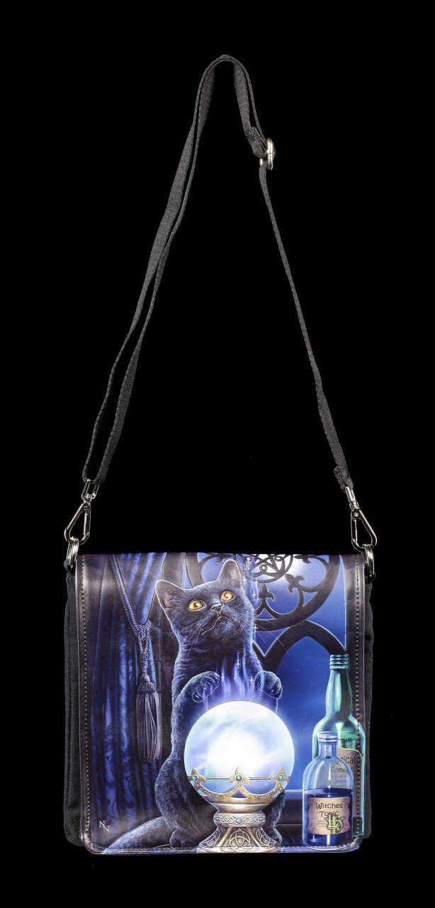 Shoulder Bag with Cat - The Witches Apprentice