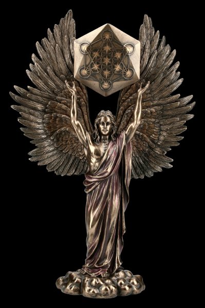 Engel Statue Veronese Erzengel Metatron Figur mit sechs Flügeln 