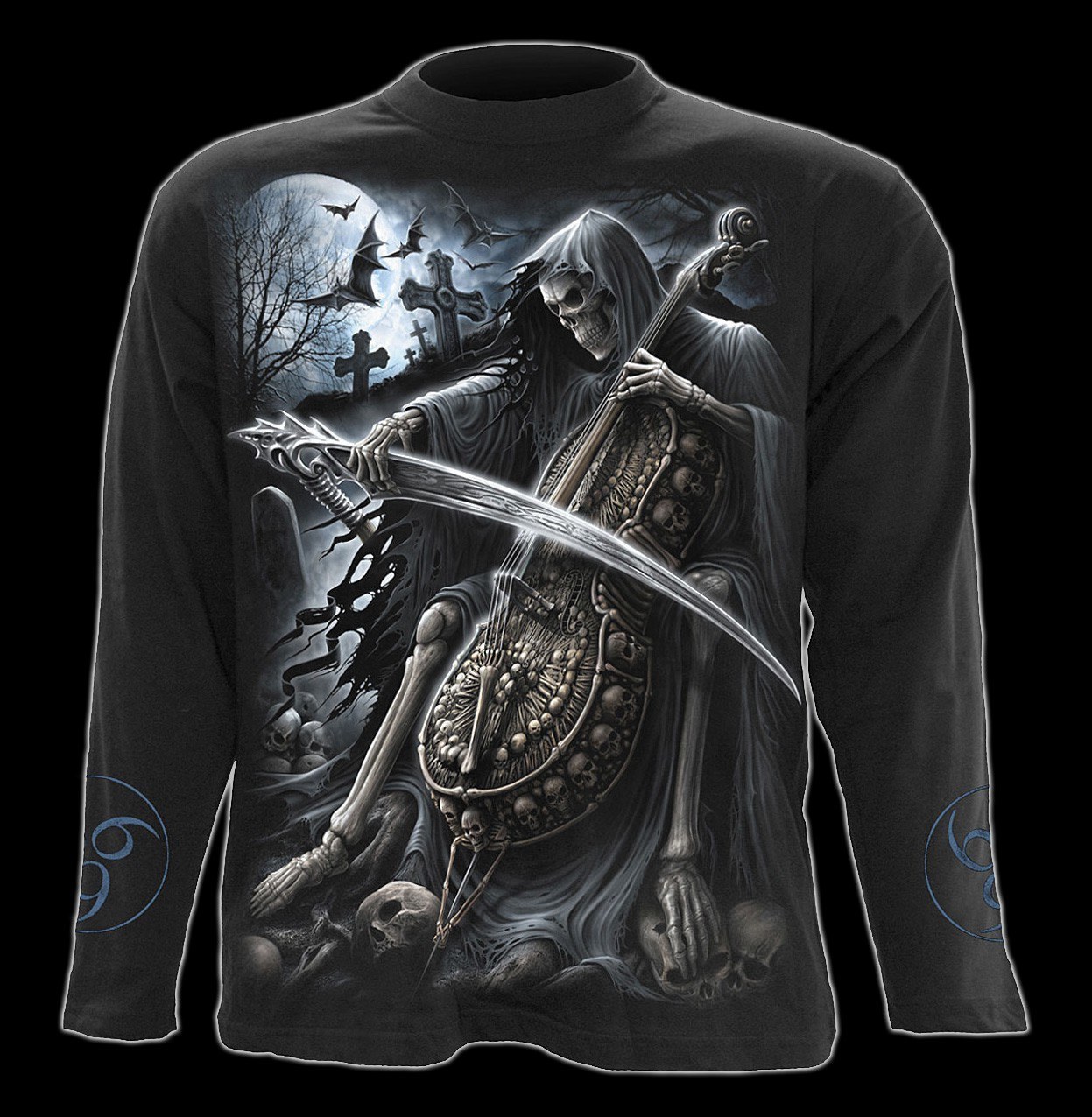 Langarmshirt Skelett Reaper - Symphony of Death