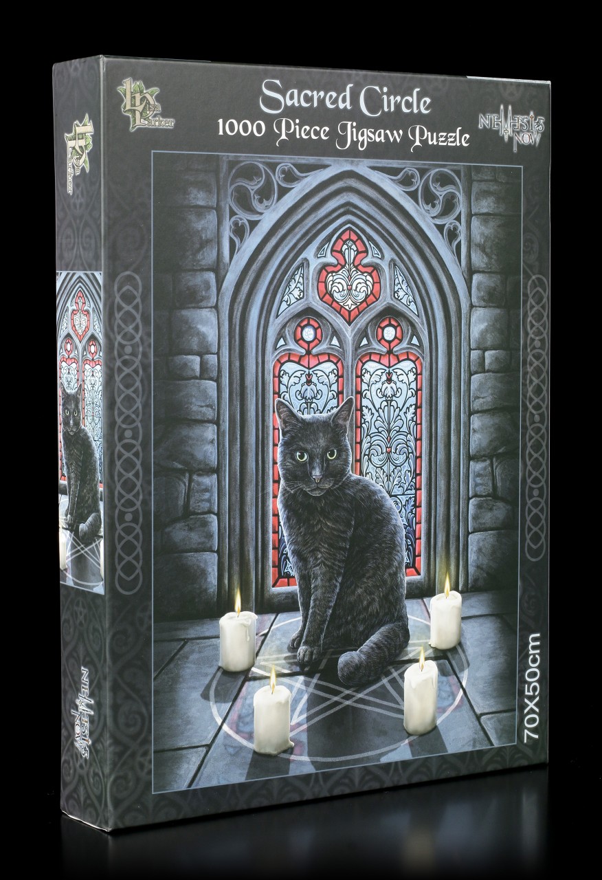 Jigsaw Puzzle with Cat - Sacred Circle