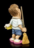 Funny Family Figurine - Superdad with Brush