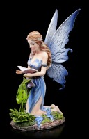 Fairy Figurine - Bleu with Flower