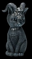 Okkulte Katzenfigur mit Hörnern - Pawzuph